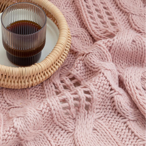 Cable Knit Throw - [Home_Williams]