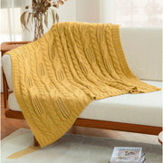 Cable Knit Throw - [Home_Williams]