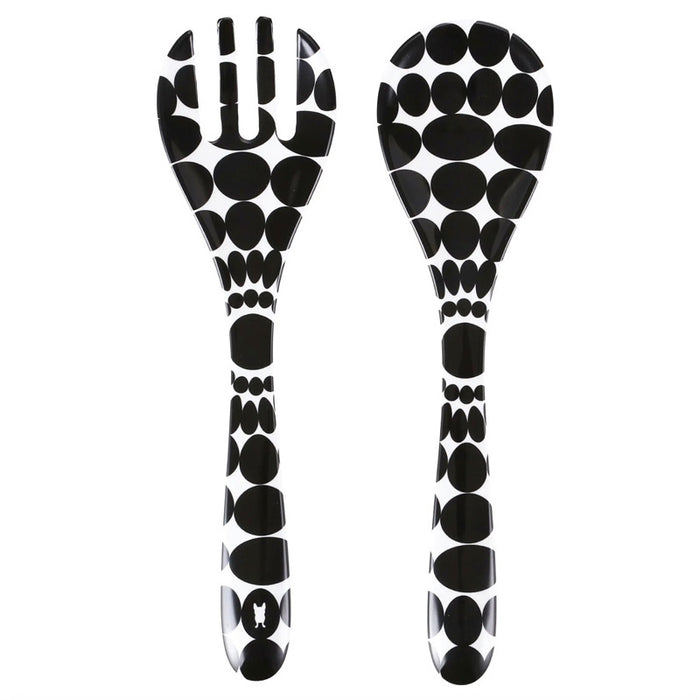 Dotted Salad Server Set - [Home_Williams]