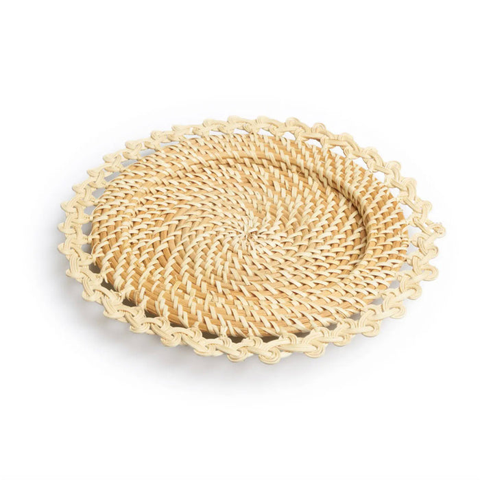 Natural Rattan Plate - [Home_Williams]