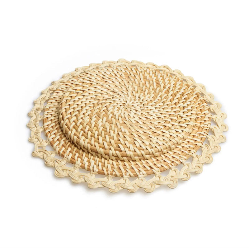 Natural Rattan Plate - [Home_Williams]
