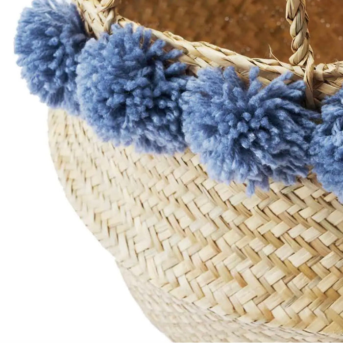 Pom Pom Woven Basket - [Home_Williams]