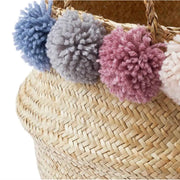 Pom Pom Woven Basket - [Home_Williams]