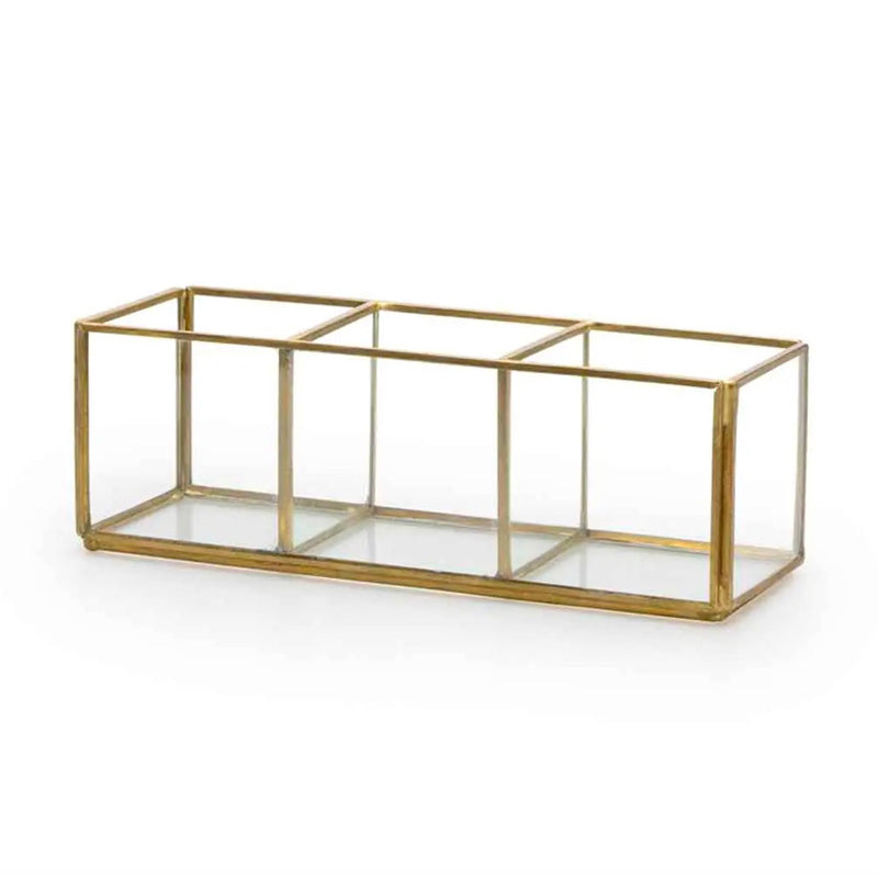 Clear Glass Organizer - [Home_Williams]