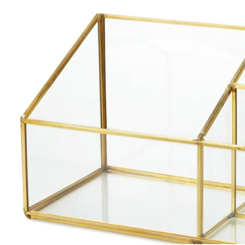 Clear Glass Organizer - [Home_Williams]