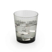 Ribbed Grey Glasses, Set of 4 - [Home_Williams]