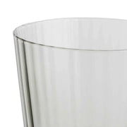 Ribbed Grey Glasses, Set of 4 - [Home_Williams]