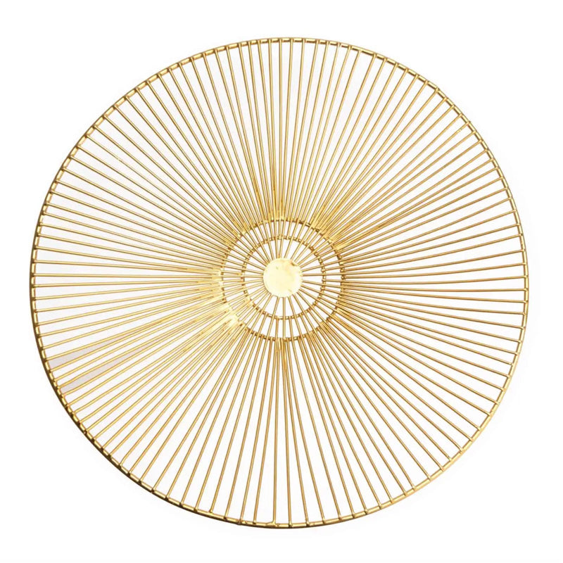 Gold Metal Tray - [Home_Williams]