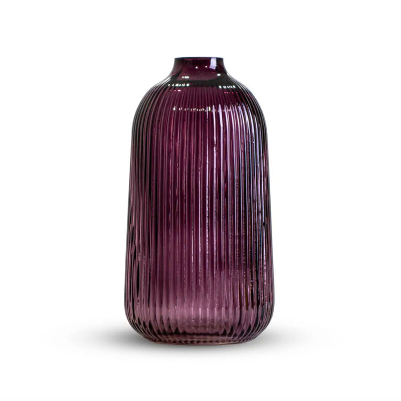 Plum Glass Vase - [Home_Williams]