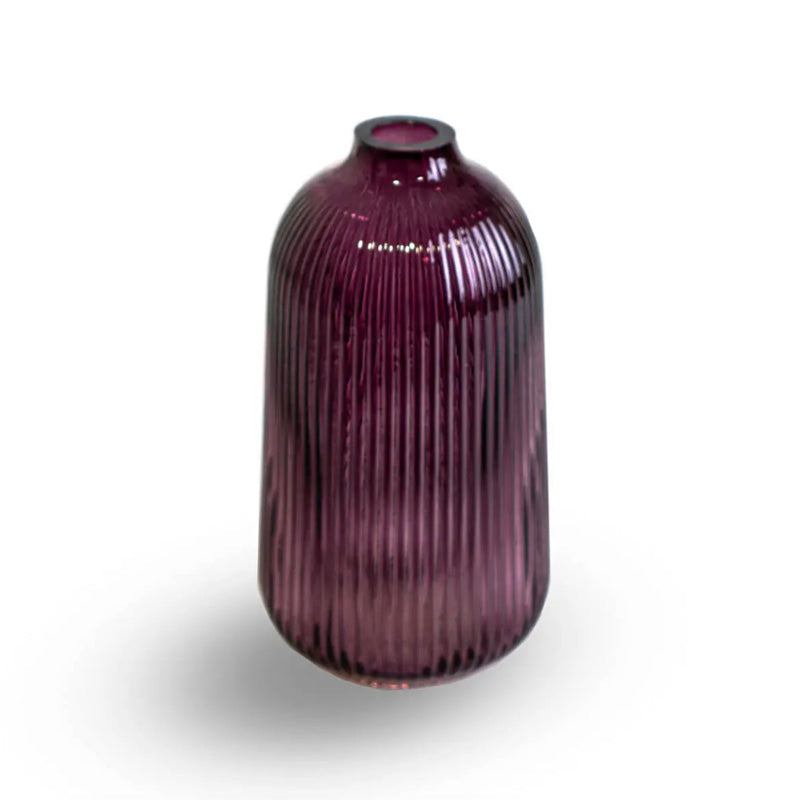 Plum Glass Vase - [Home_Williams]