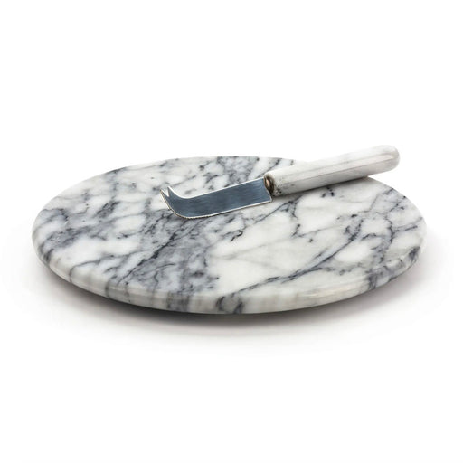 Marble Cheese Board & Knife Set - [Home_Williams]