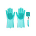 Silicone Cleaning Gloves + Brush Set - [Home_Williams]