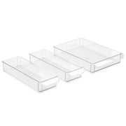 Stackable Fridge Storage Bins, Set of 3 - [Home_Williams]
