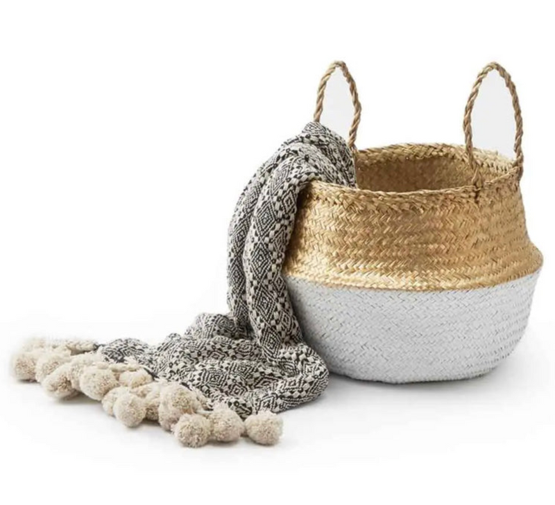 Boho Woven Basket - [Home_Williams]