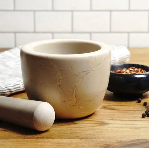 Marble Mortar & Pestle - [Home_Williams]