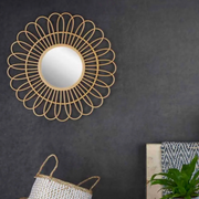 Natural Rattan Wall Mirror - [Home_Williams]