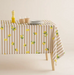 Striped Lemon Tablecloth - [Home_Williams]