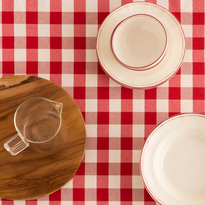 Red Checked Tablecloth - [Home_Williams]