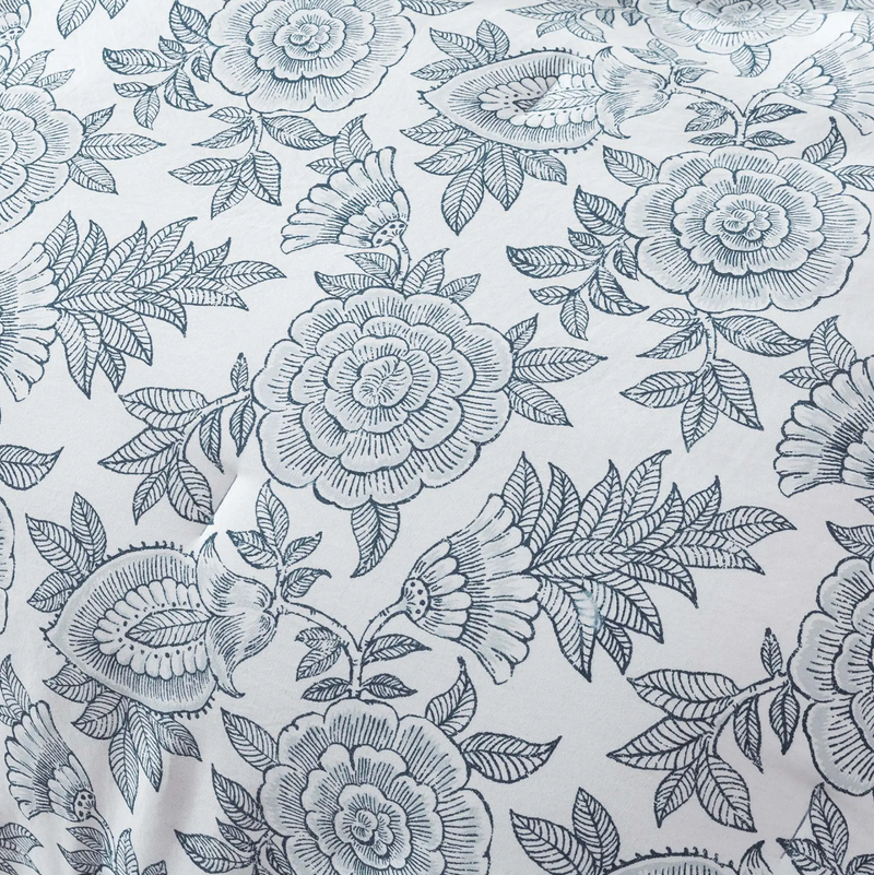 Floral Quilted Comforter Set