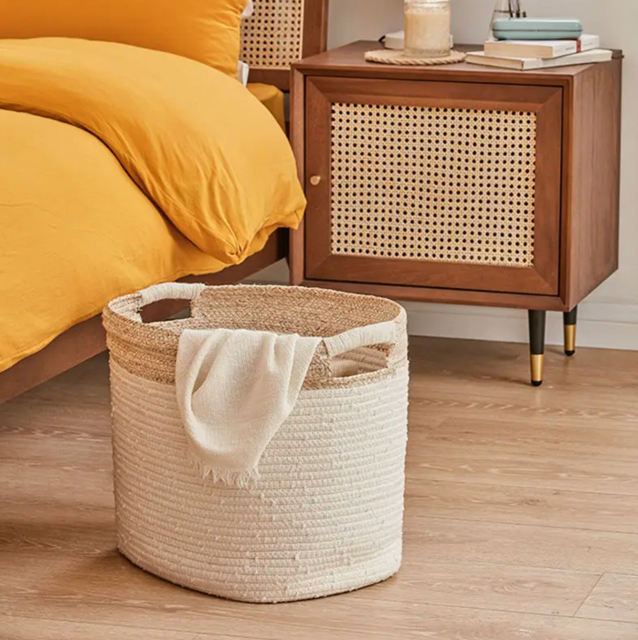 Natural Cotton Rope Storage Basket