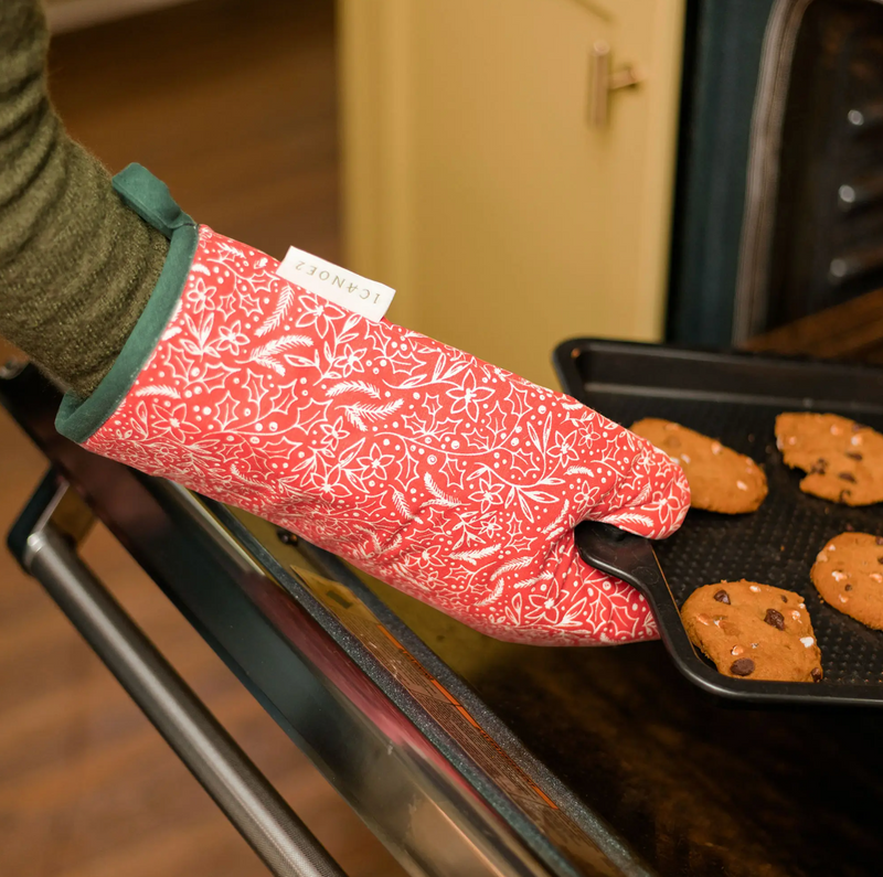 Holiday Floral Pot Holder Set