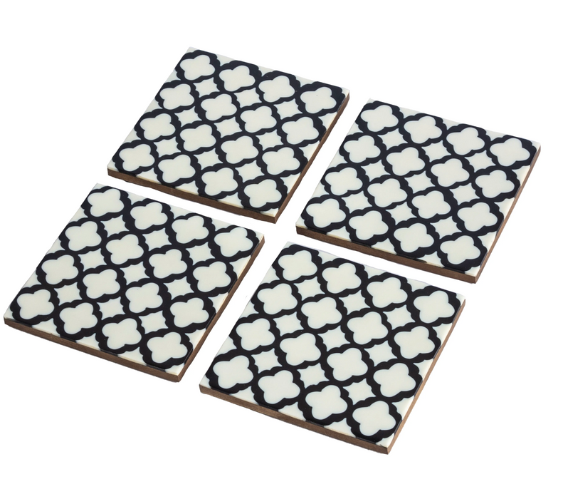 Ivory Coasters, Set of 4