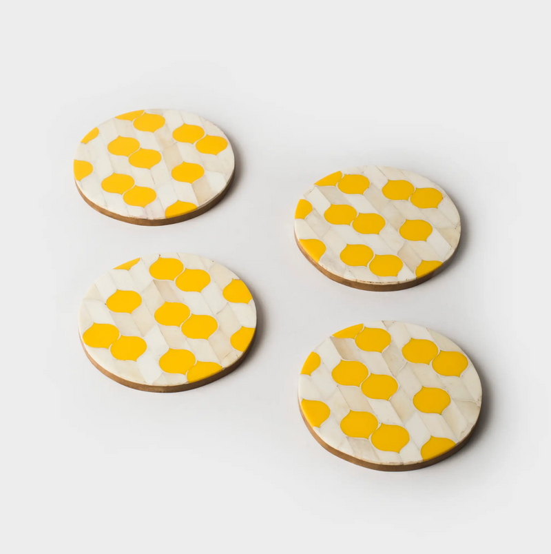 Scallop Coasters, Set of 4