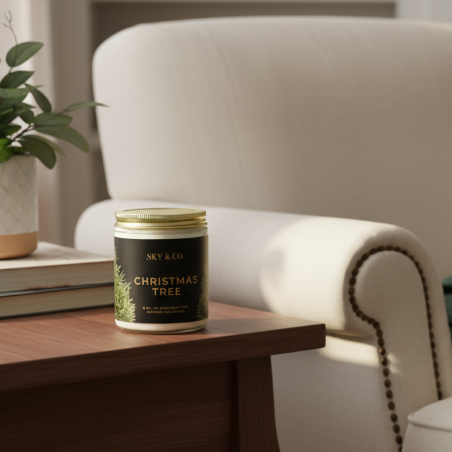 Christmas Tree Candle