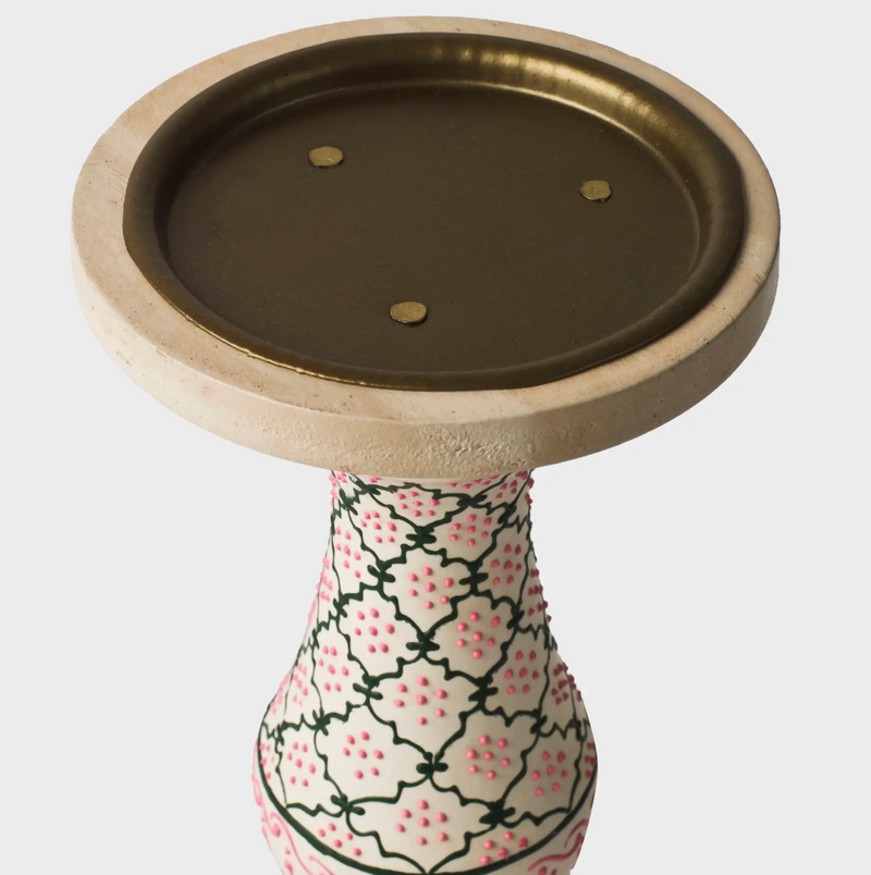 Mehndi Candle Holder, Large