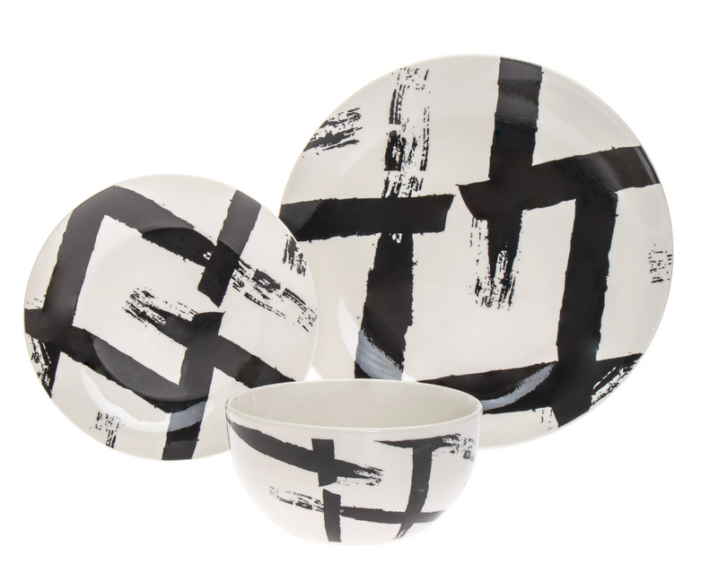 Graphite Dinnerware, 12 Piece