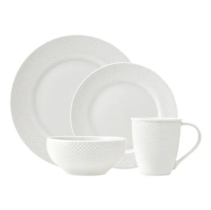 Pique Dinnerware, 16 Piece