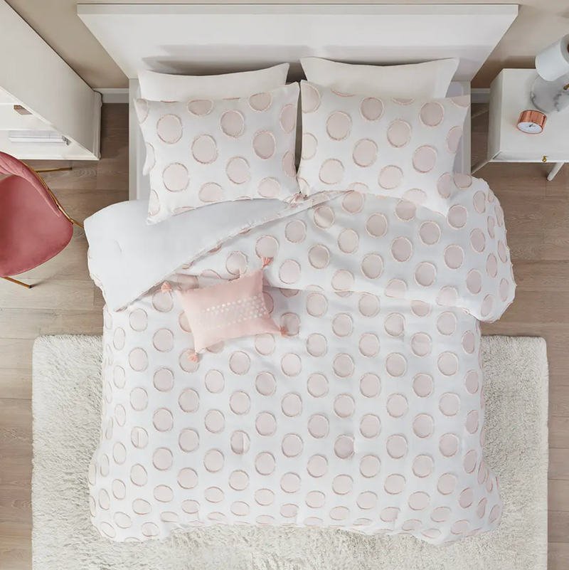 Blush Dot Comforter Set