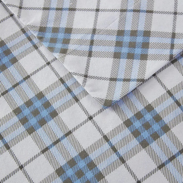 Flannel Plaid Sheet Set