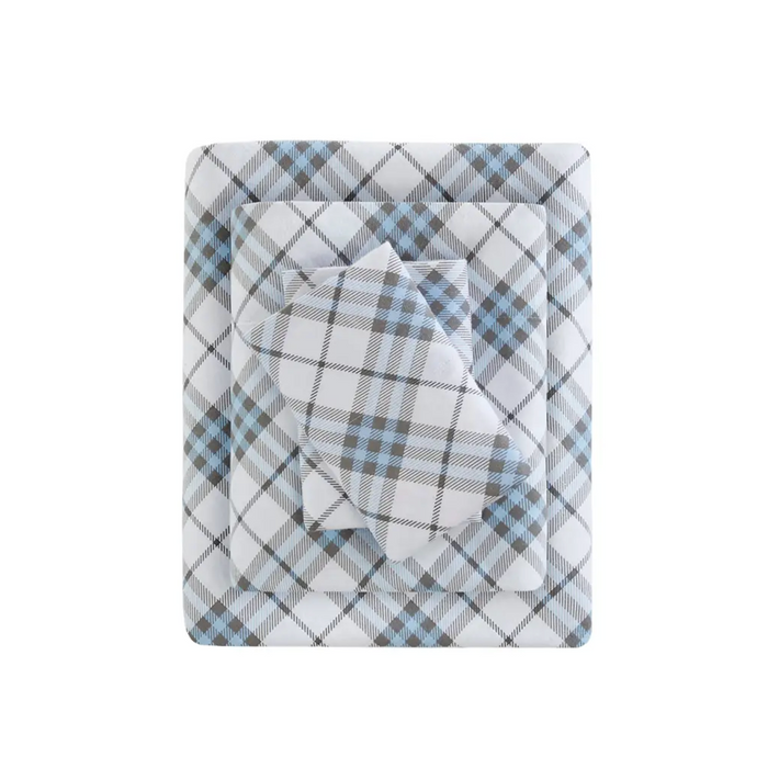 Flannel Plaid Sheet Set