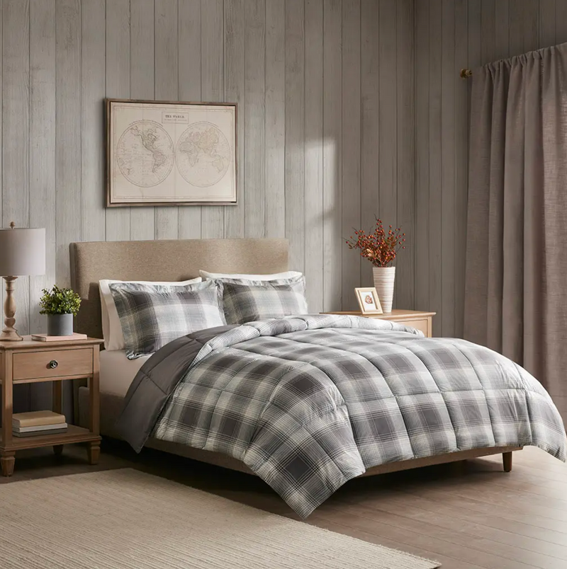 Plaid Comforter Set