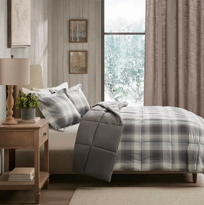 Plaid Comforter Set