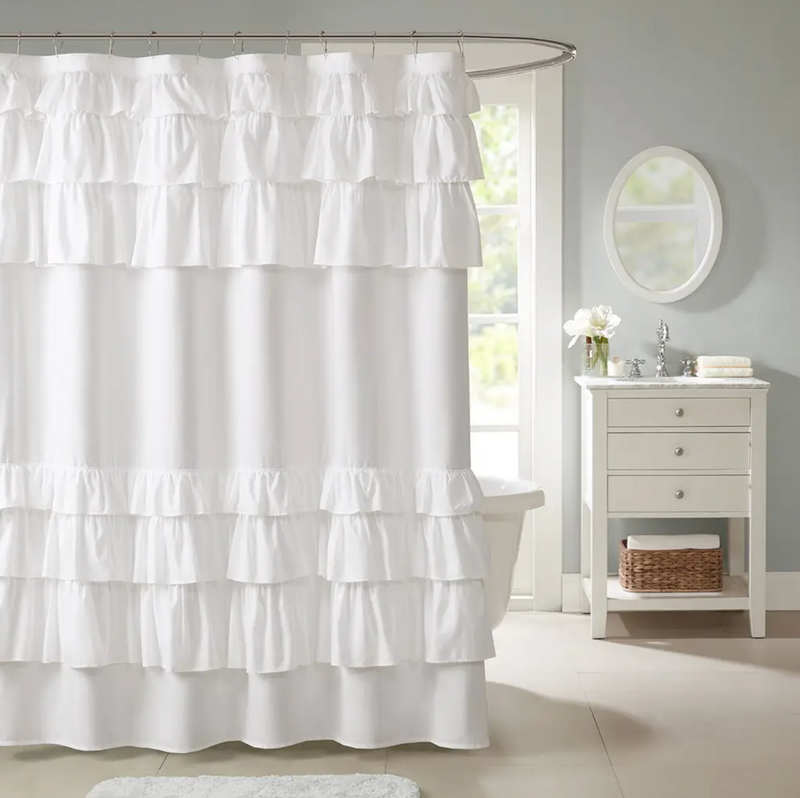 Ruffled Shower Curtain