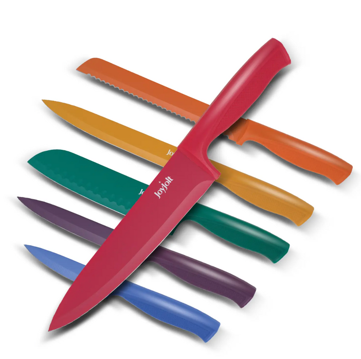 Rainbow Knife Set, Set of 6