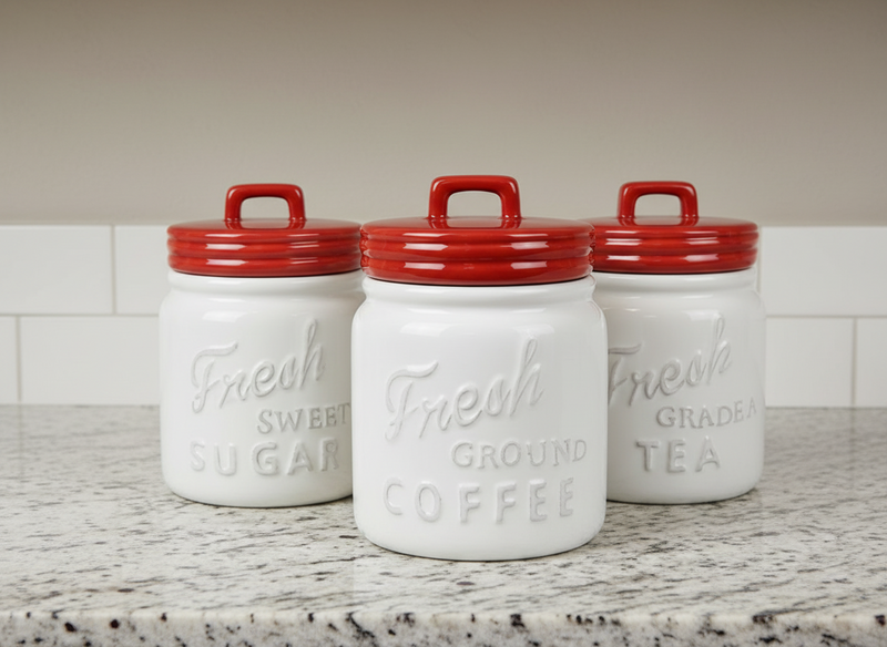Farmhouse Canisters, Set of 3