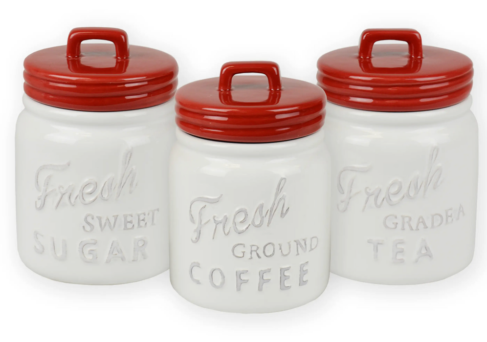 Farmhouse Canisters, Set of 3