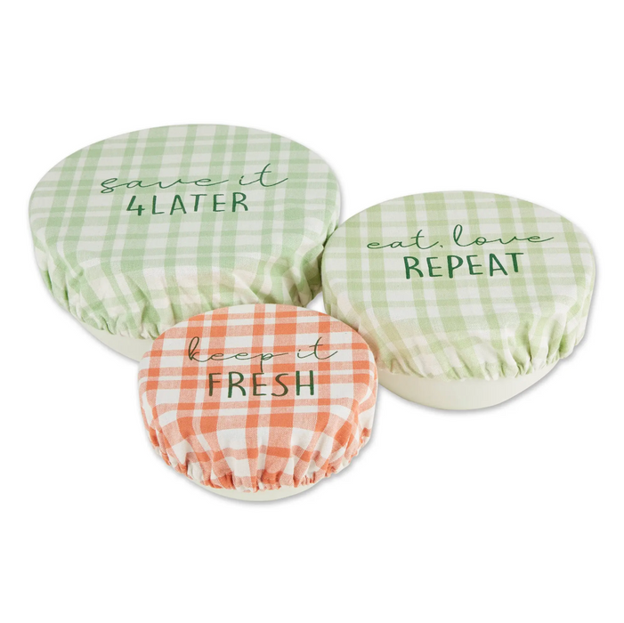 Keep It Fresh Reusable Dish Covers, Set Of 3