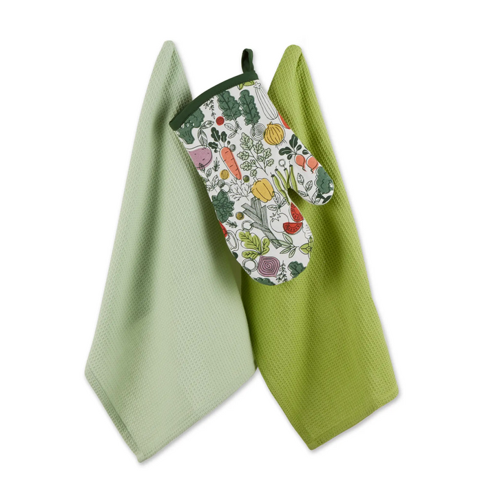 Fresh Veggies Oven Mitt Gift Set