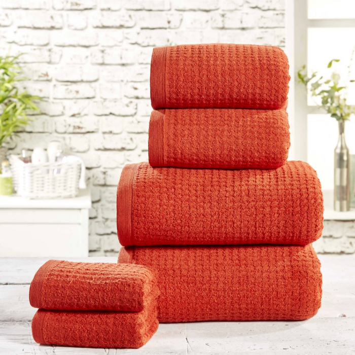 Waffle Towels, Set of 6