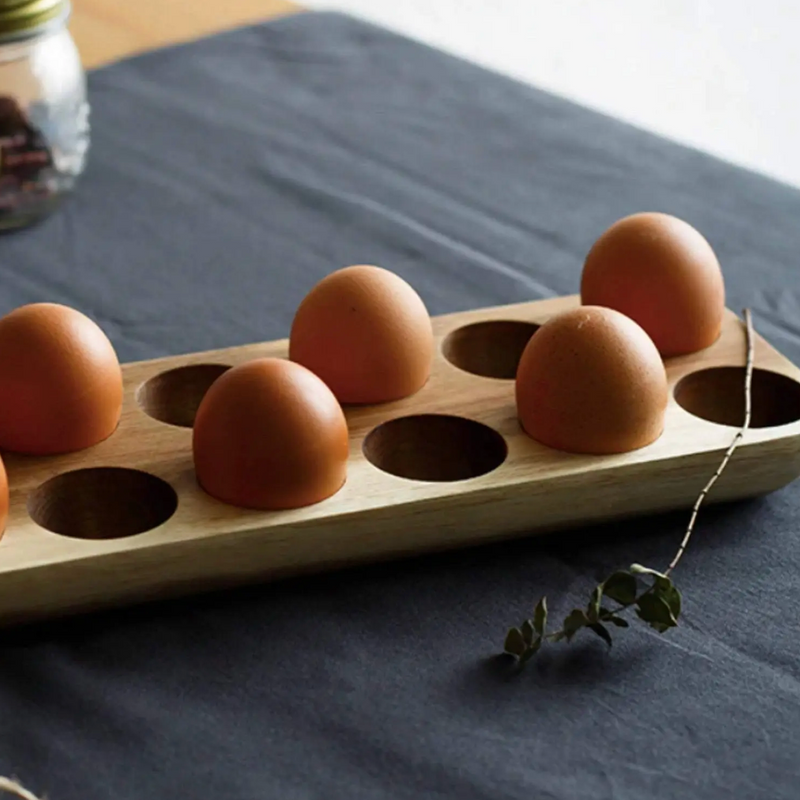 Wooden Egg Storage Tray