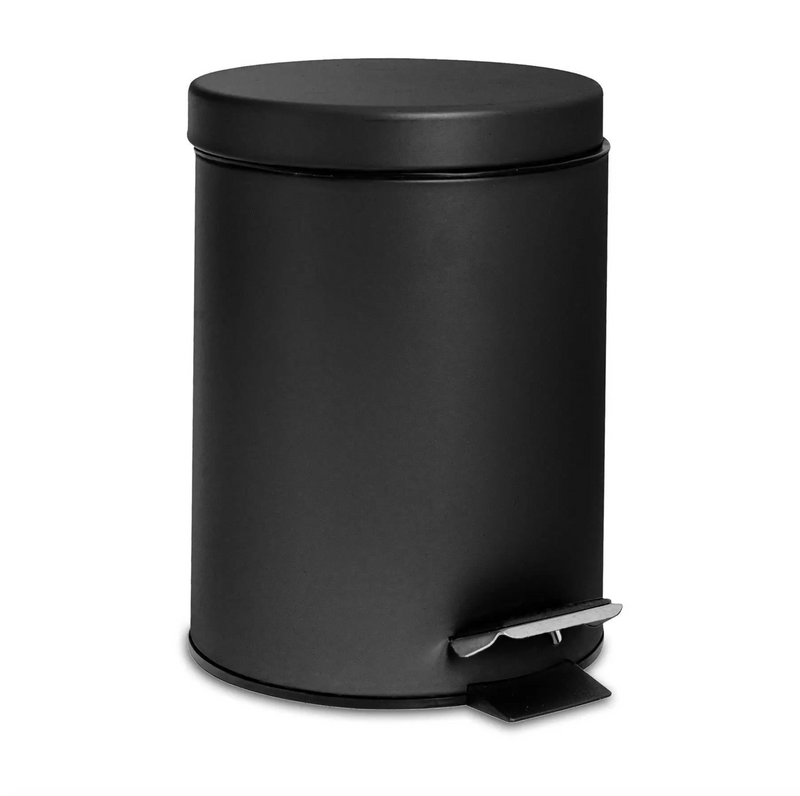 Black Trash Bin