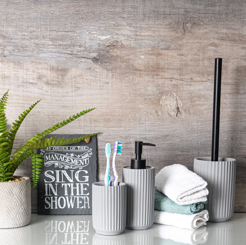 Concrete Grey Soap Dispenser