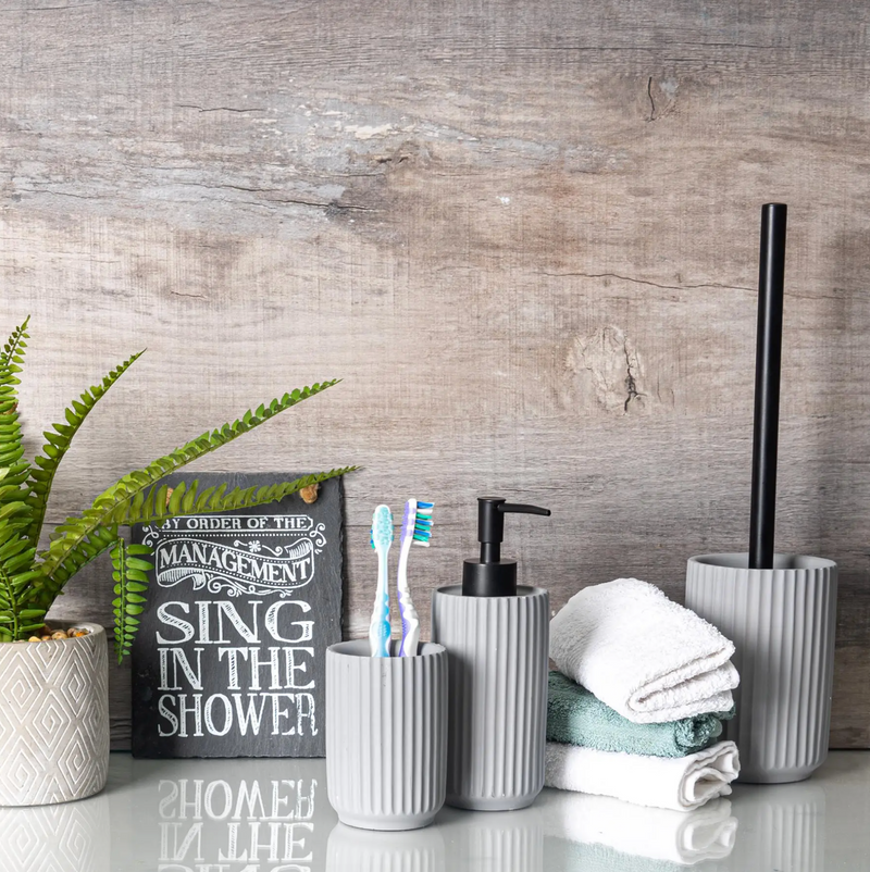 Concrete Grey Toothbrush Holder
