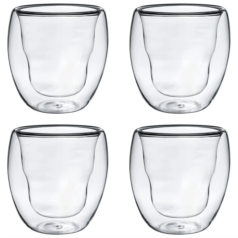 Insulated Espresso Glasses, Set of 4