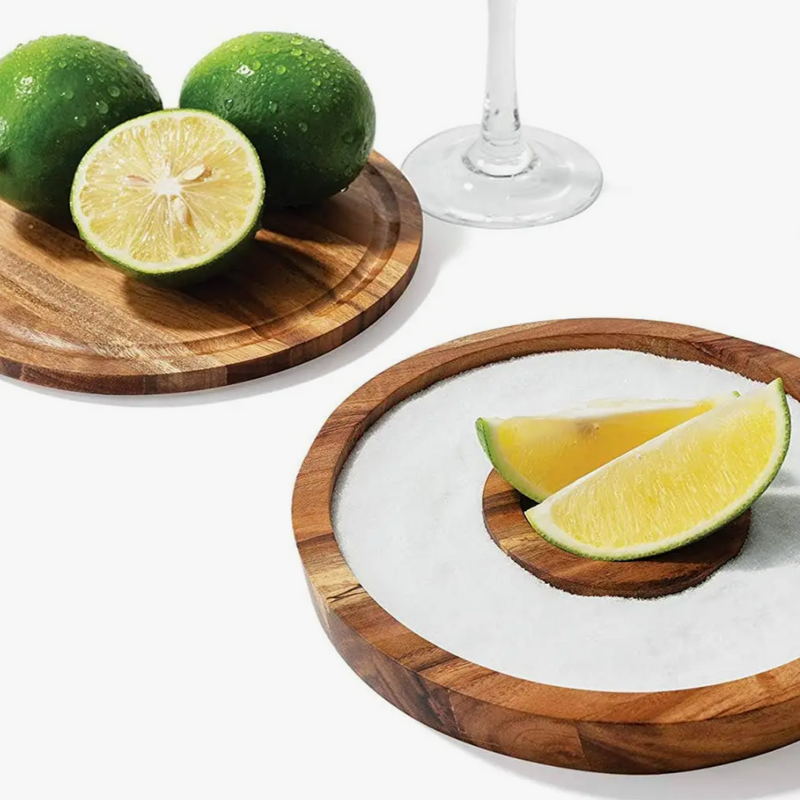 Outset Acacia Salt Rimmer and Storage