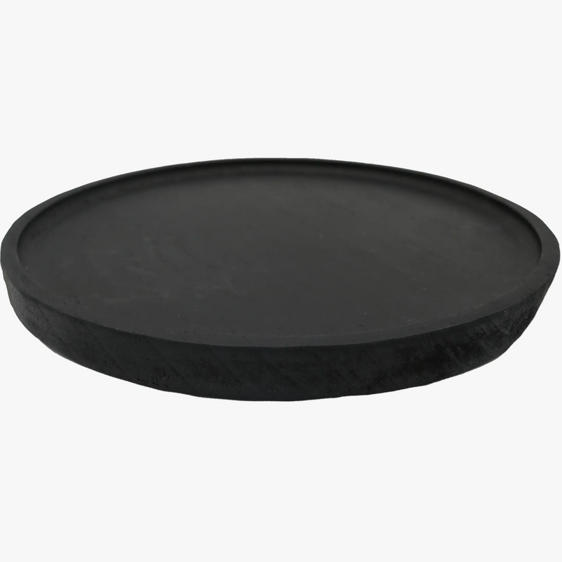 Round Wood Tray